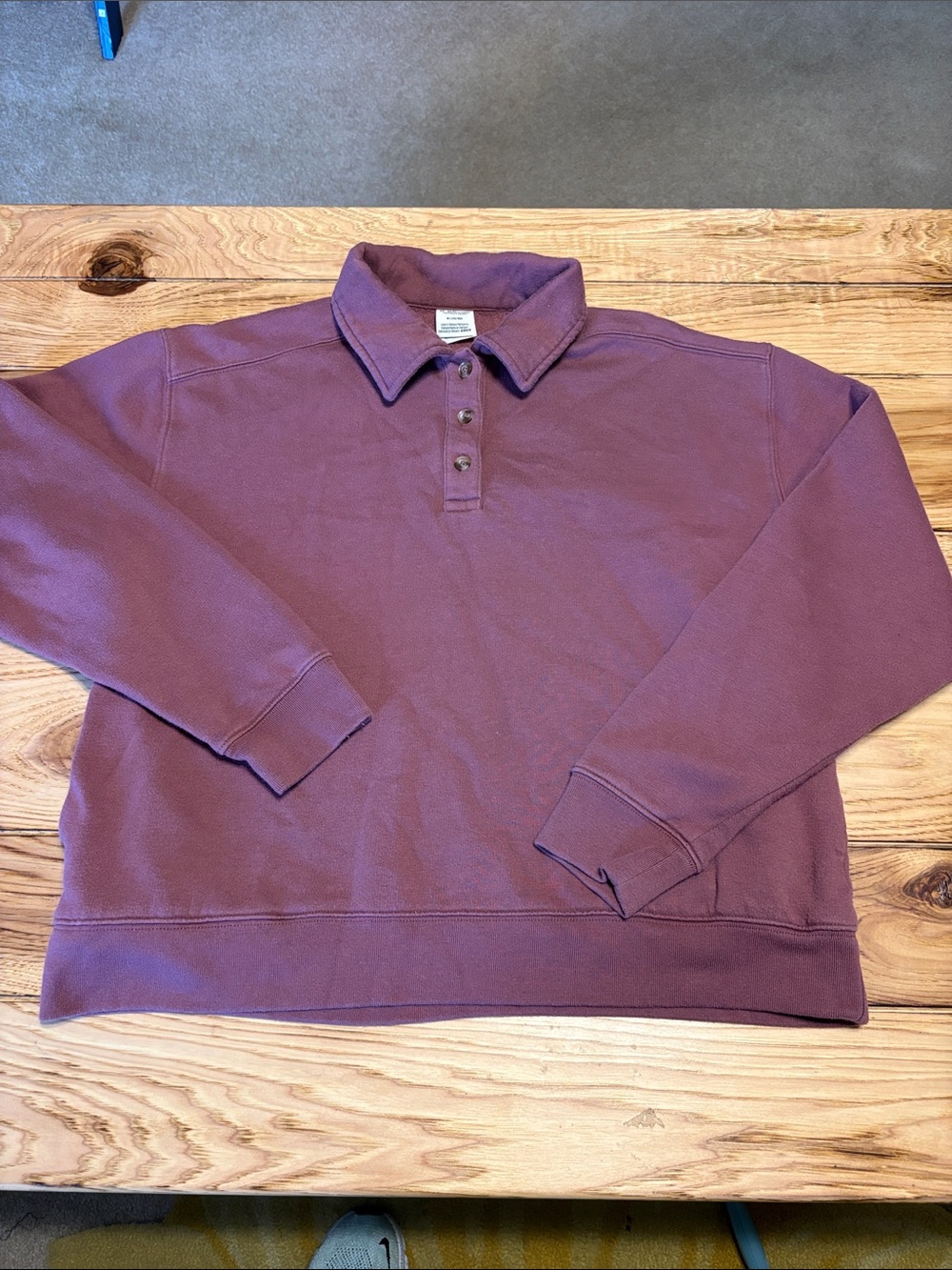 Classic Long-Sleeve Polo Sweatshirt - Pink Victoria Secret